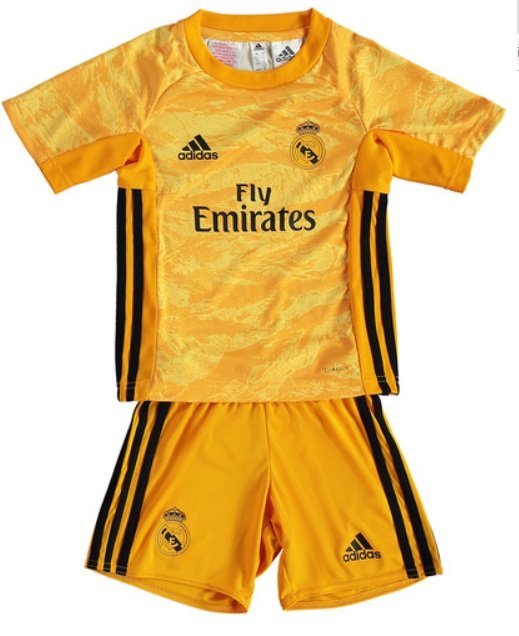 Kit infantil oficial Adidas Real Madrid 2019 2020 I goleiro